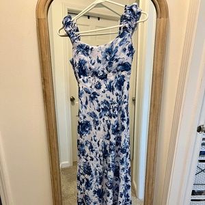 Abercrombie Floral Slip Midi Dress